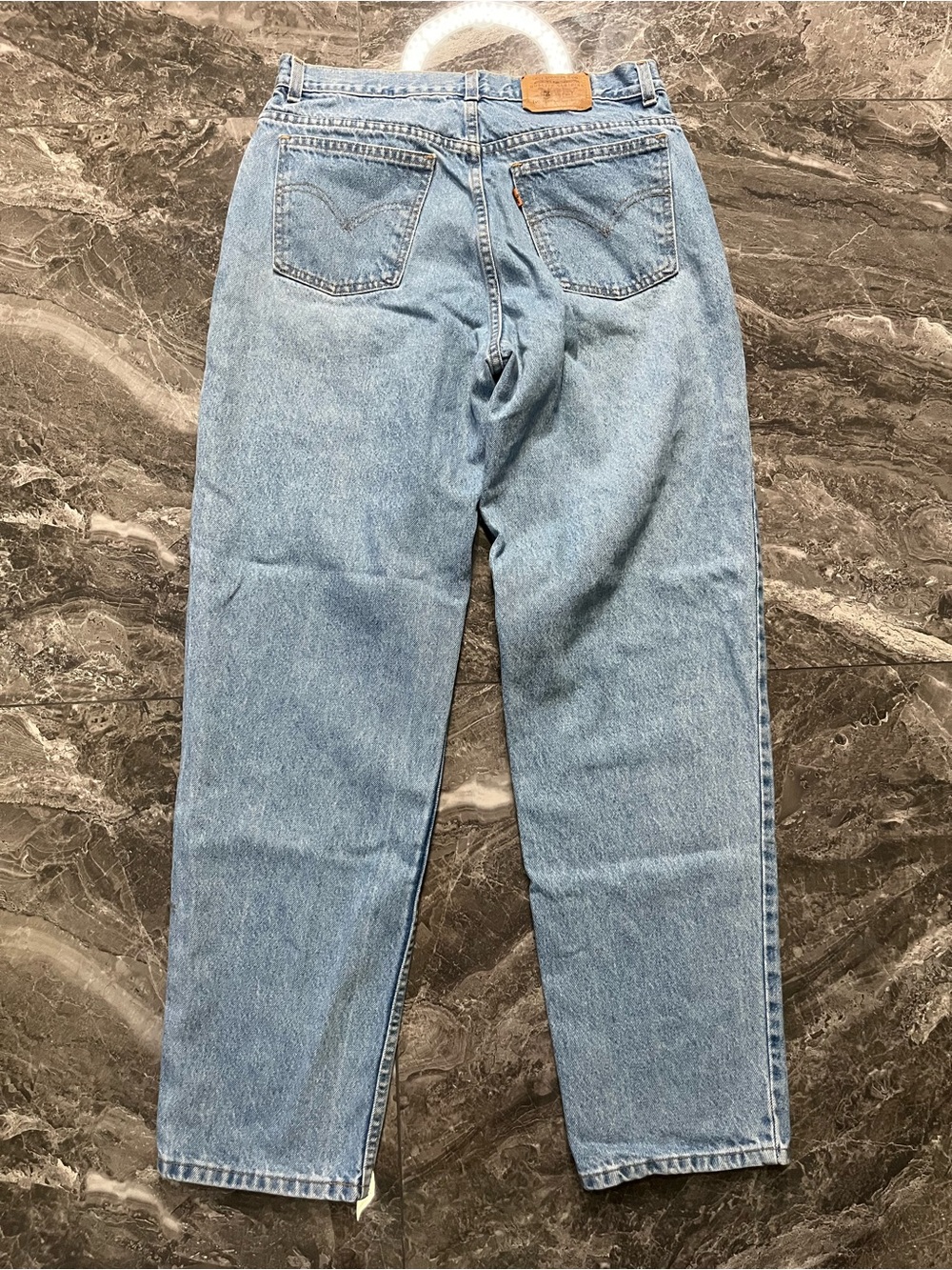 Vintage Levis 506 Orange Tab Jeans Mens 34x32 Made in Canada 90s Tapered Blue